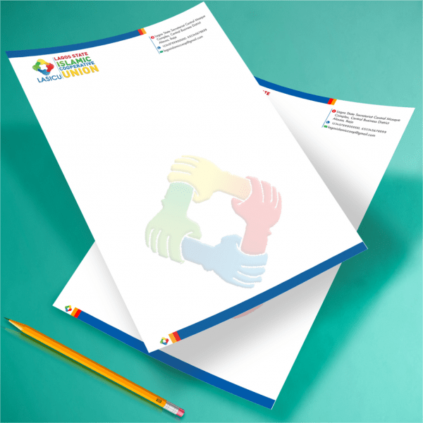 designed business letterhead Paper